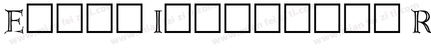 Erbar Initialen Regular字体转换